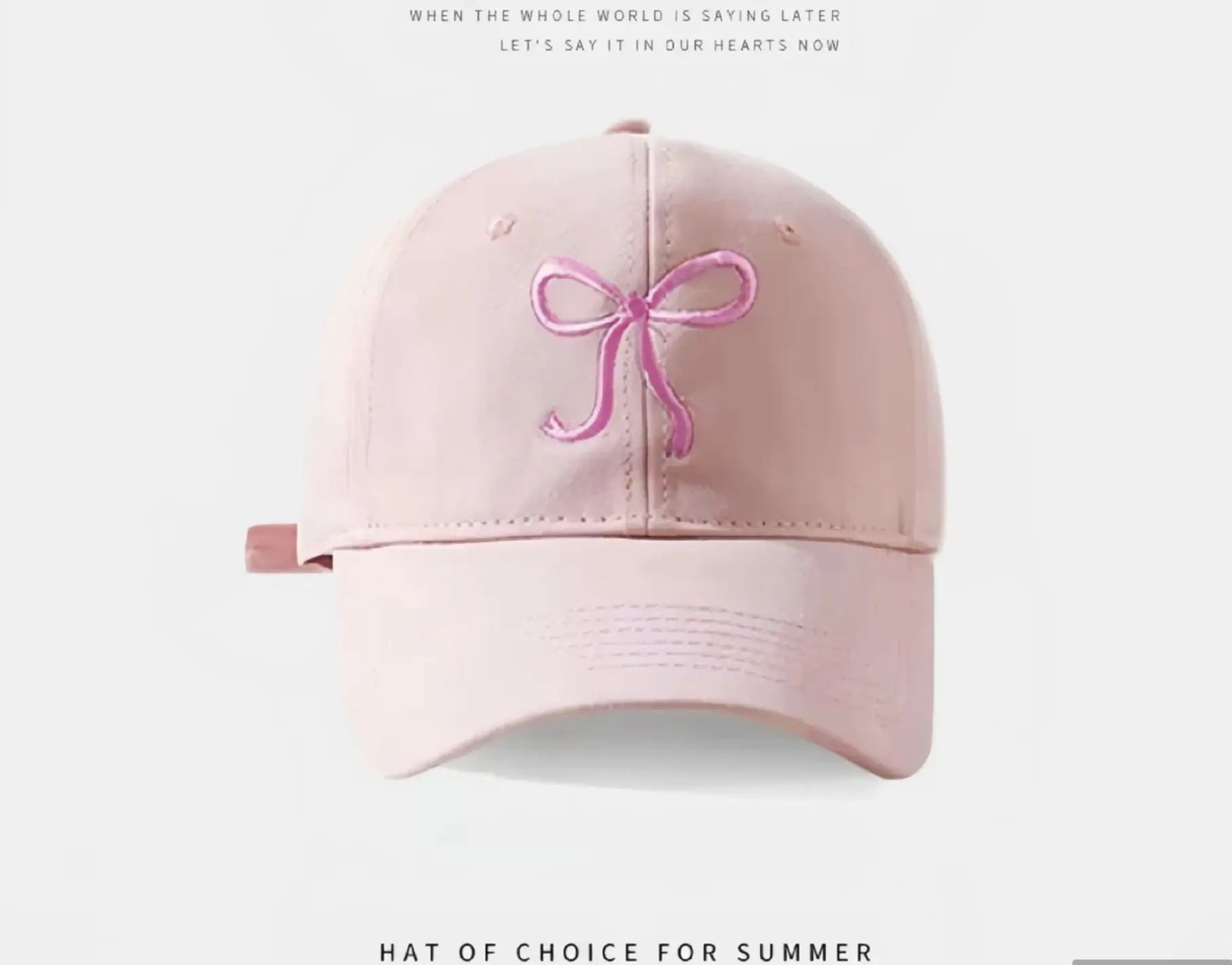 Fashionable Female Cap for vacations