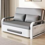 Sofa Bed, Sleeper 2 in 1 Pull Out Couch Bed with Storage Chaise for Living Room, with Pull Out Bed, Futon Folding Sofa Bed, Cozy Sofa Turns Bed, Linen Couch (Different colors 130 cm)