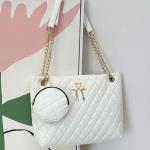 Large Capacity Mother's Bag 2024 New Bag Cross-Border Wholesale women's Bag set of Two shoulder Bags Printed Lace