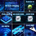 2025 Android 14 Tablet