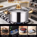 12pcs Stainless Steel Cookware Set