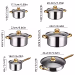 12pcs Stainless Steel Cookware Set